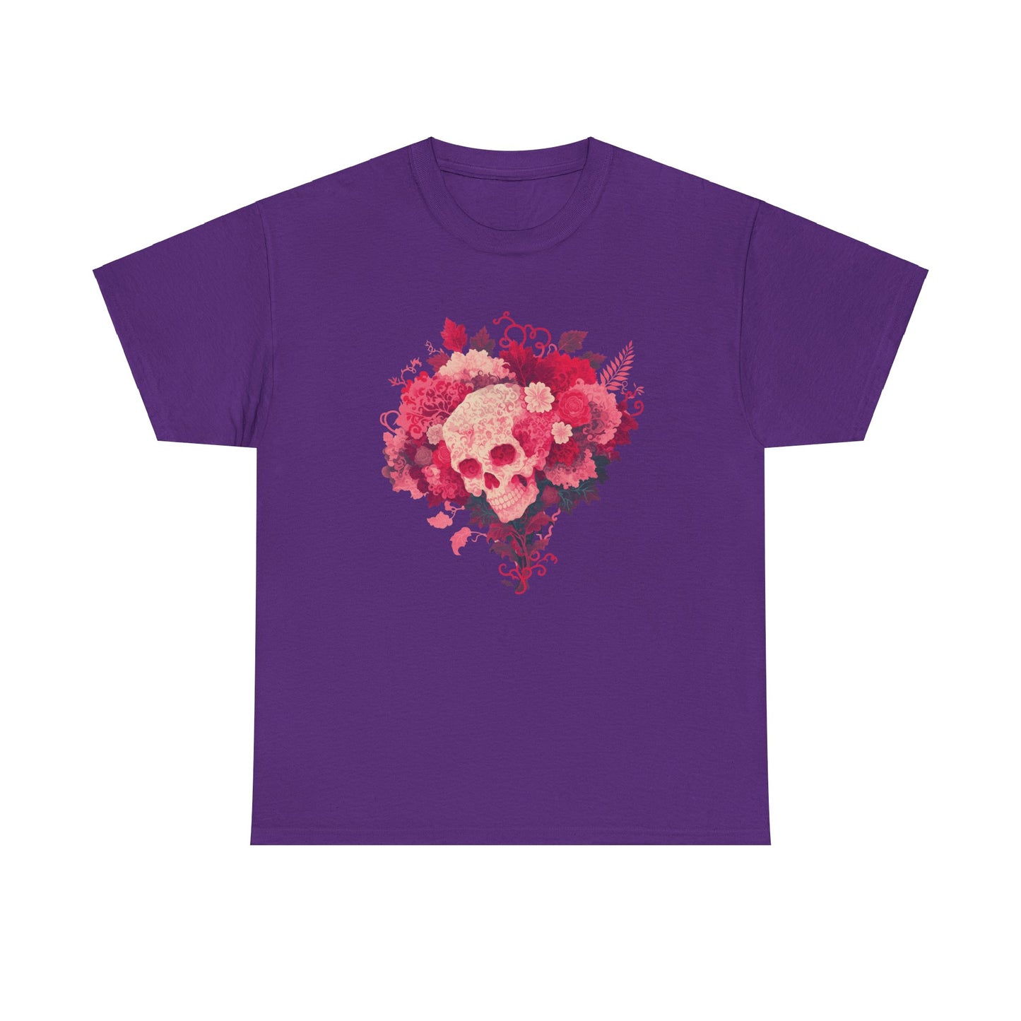 Skull Bouquet Unisex Heavy Cotton Tee
