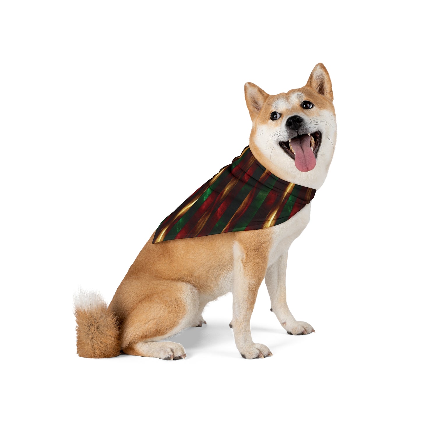Festive Stripes Pet Bandana