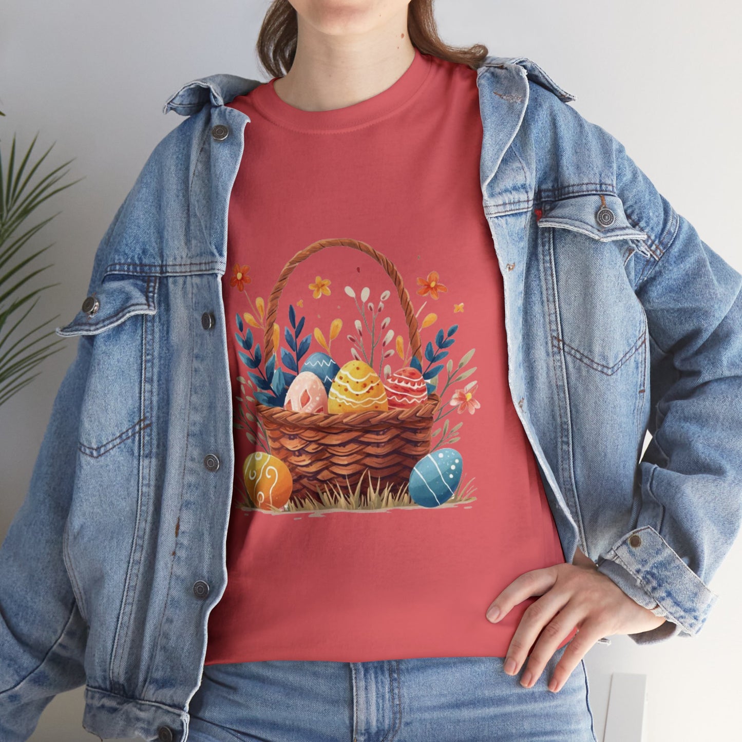 Easter Basket Unisex Heavy Cotton Tee