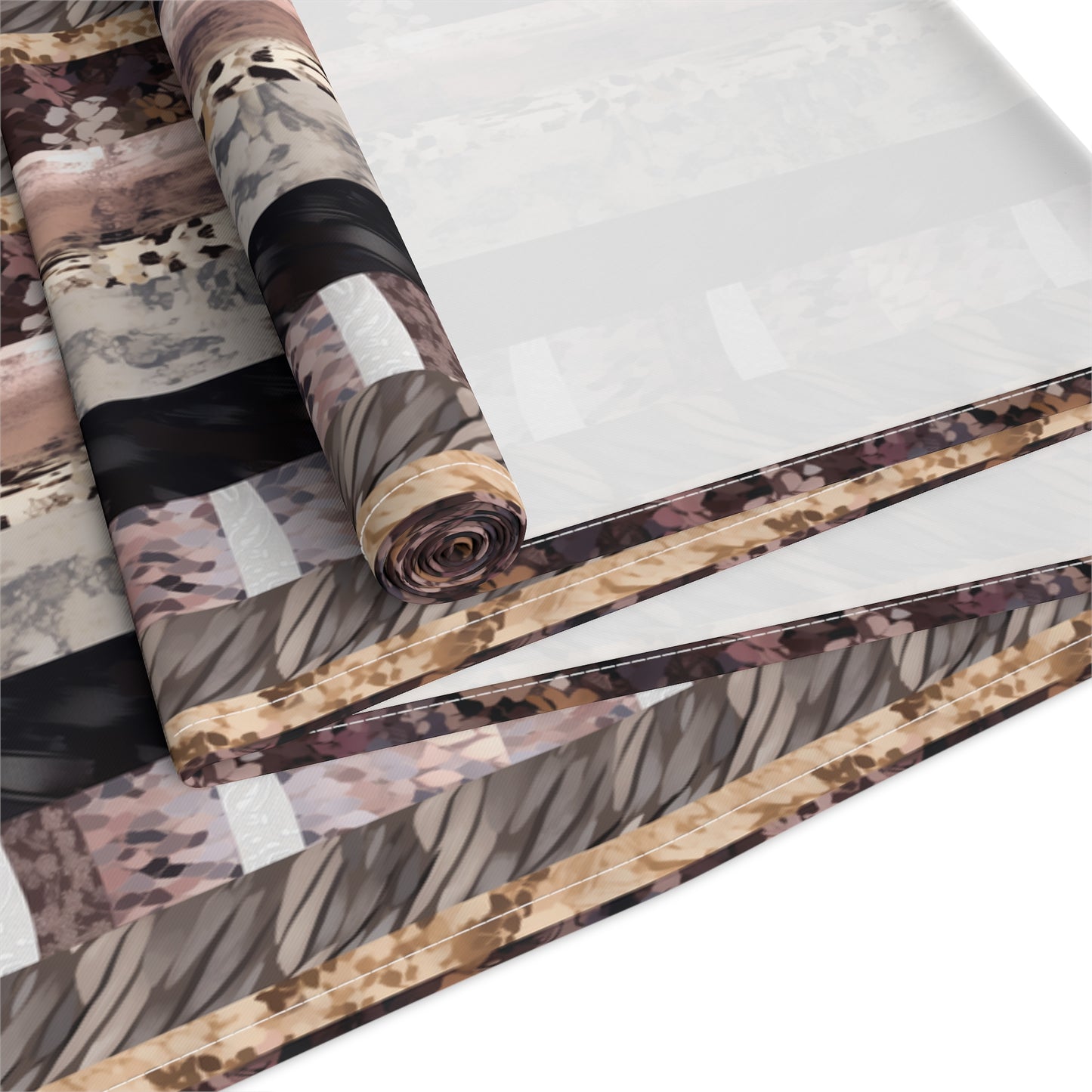 Textured Stripes Table Runner (Cotton, Poly)