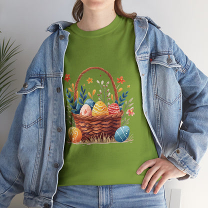 Easter Basket Unisex Heavy Cotton Tee