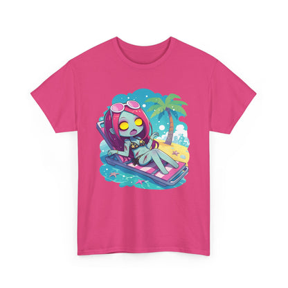 Beach Babe Zombie Unisex Heavy Cotton Tee