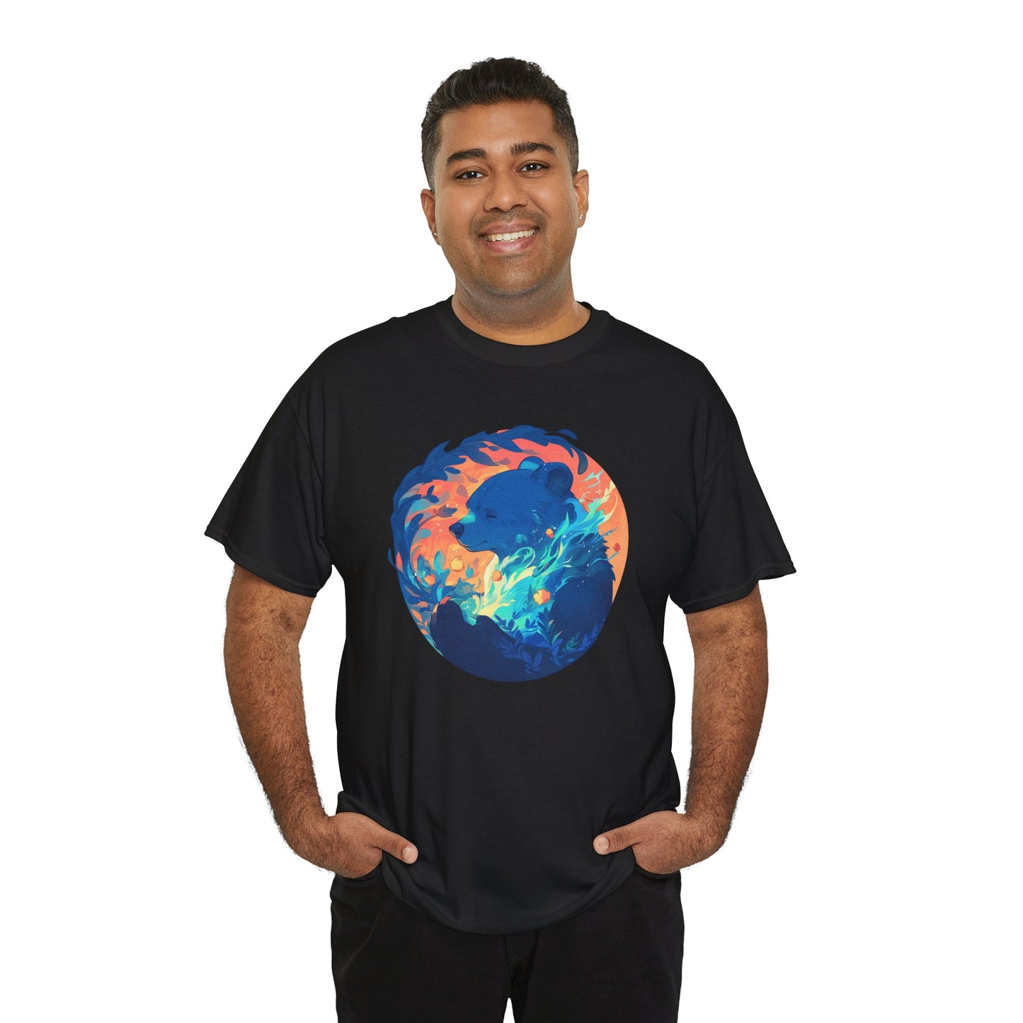 Elemental Bear Unisex Heavy Cotton Tee