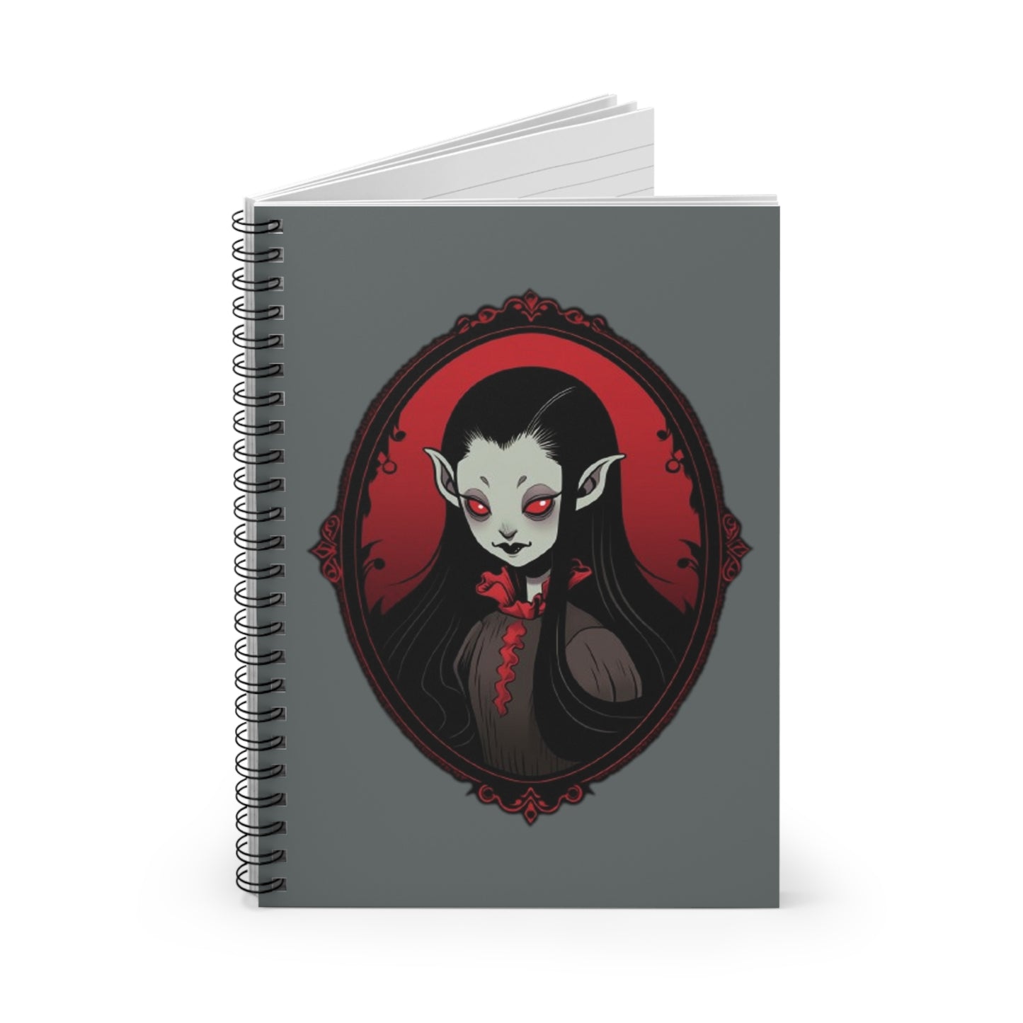 Cameo Vamp Spiral Notebook - Ruled Line