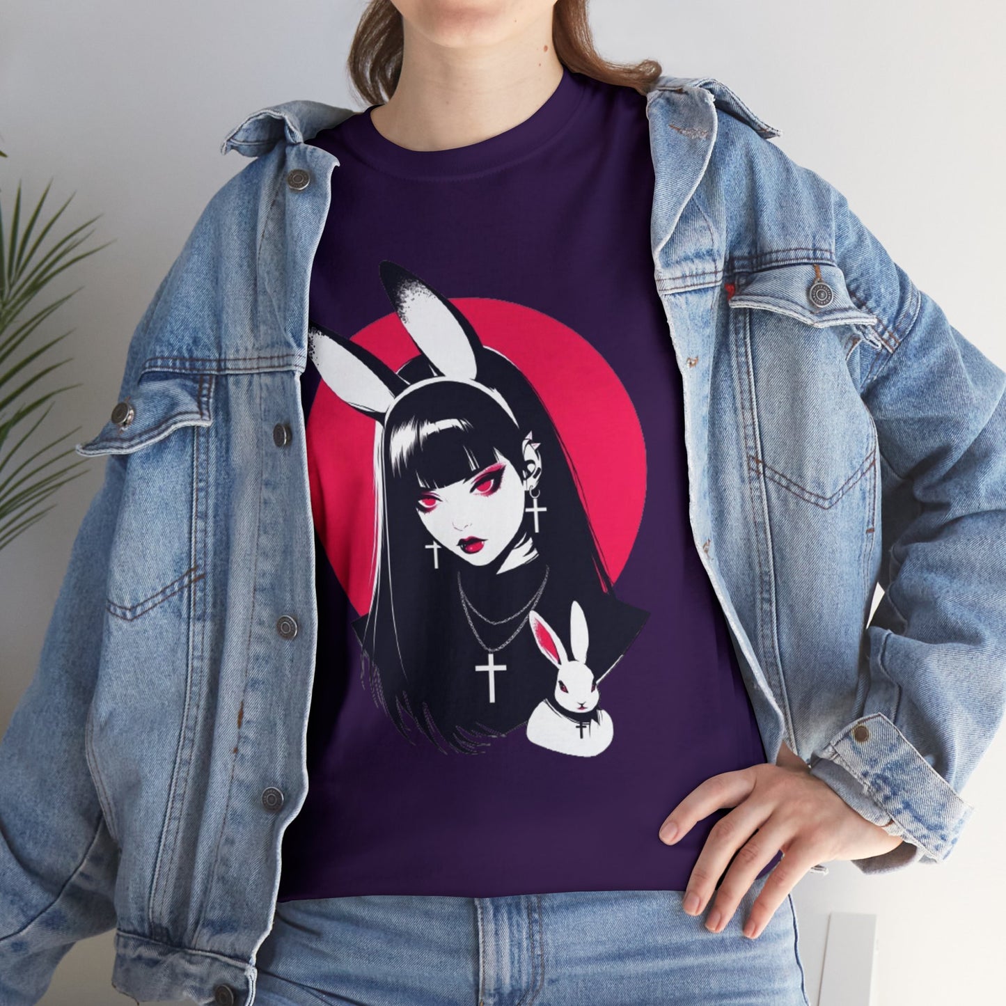 Vampire Bunny Unisex Heavy Cotton Tee