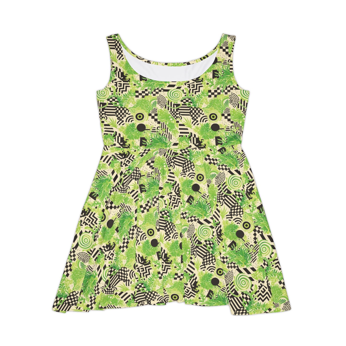 Hedge Maze Women's Skater Dress (AOP)
