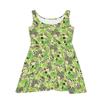 Hedge Maze Women's Skater Dress (AOP)