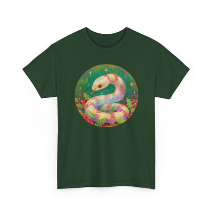 Candy Stripe Snake Unisex Heavy Cotton Tee