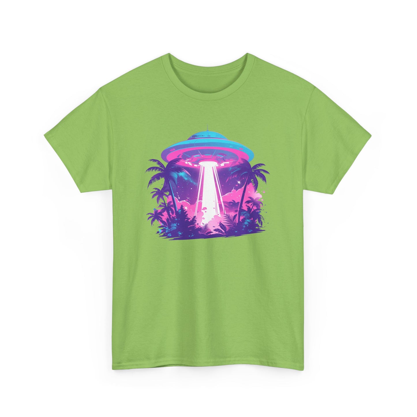 Tropical UFO Unisex Heavy Cotton Tee