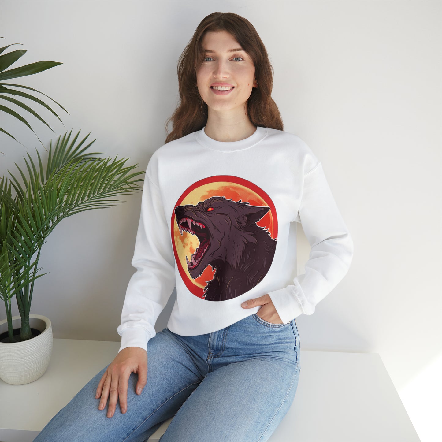 Werewolf Unisex Heavy Blend™ Crewneck Sweatshirt