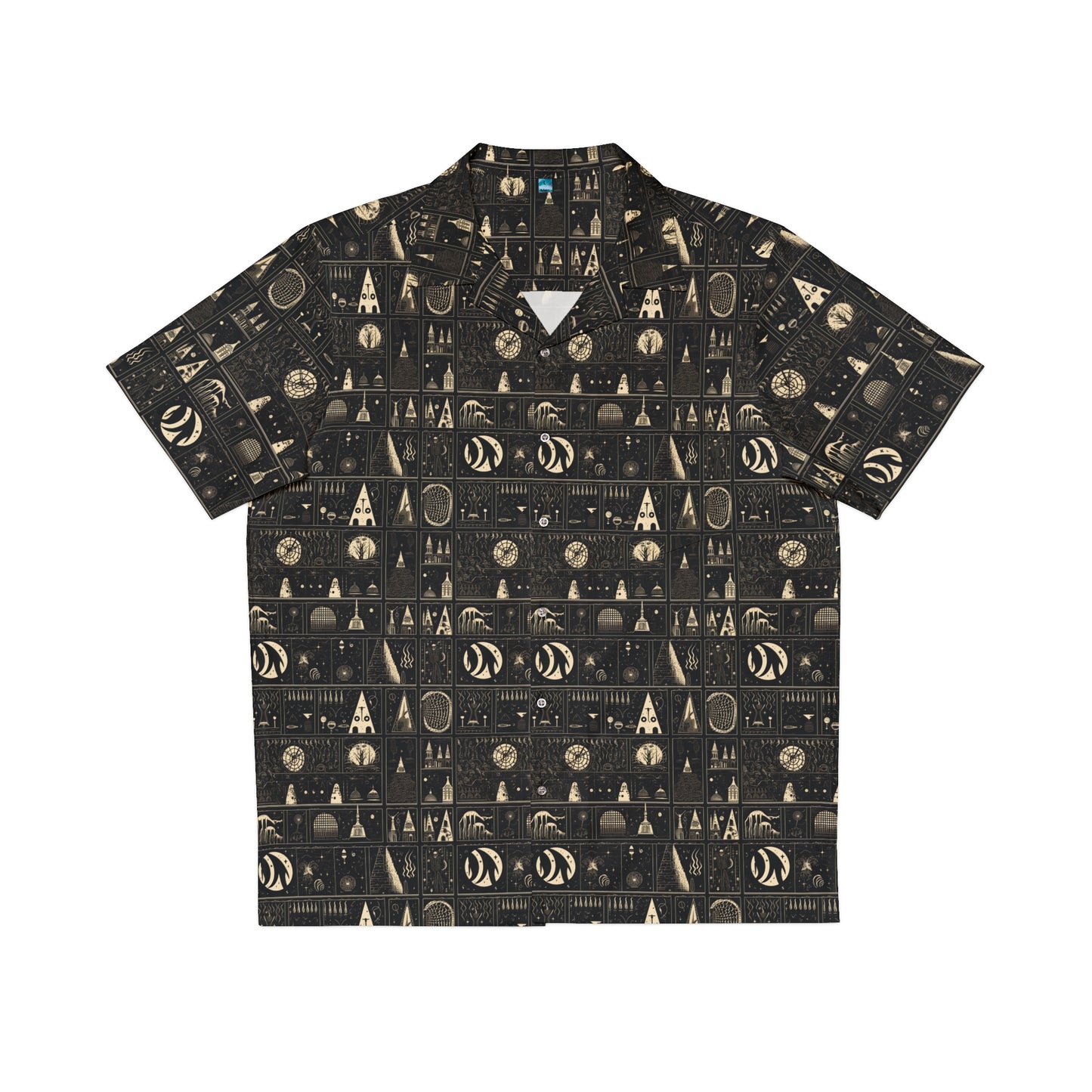 Cursed Sigils Men's Hawaiian Shirt (AOP)