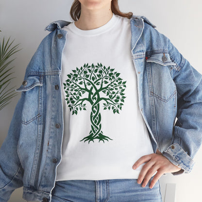 Celtic Tree Unisex Heavy Cotton Tee