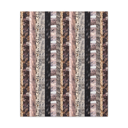 Textured Stripes Canvas Gallery Wrap