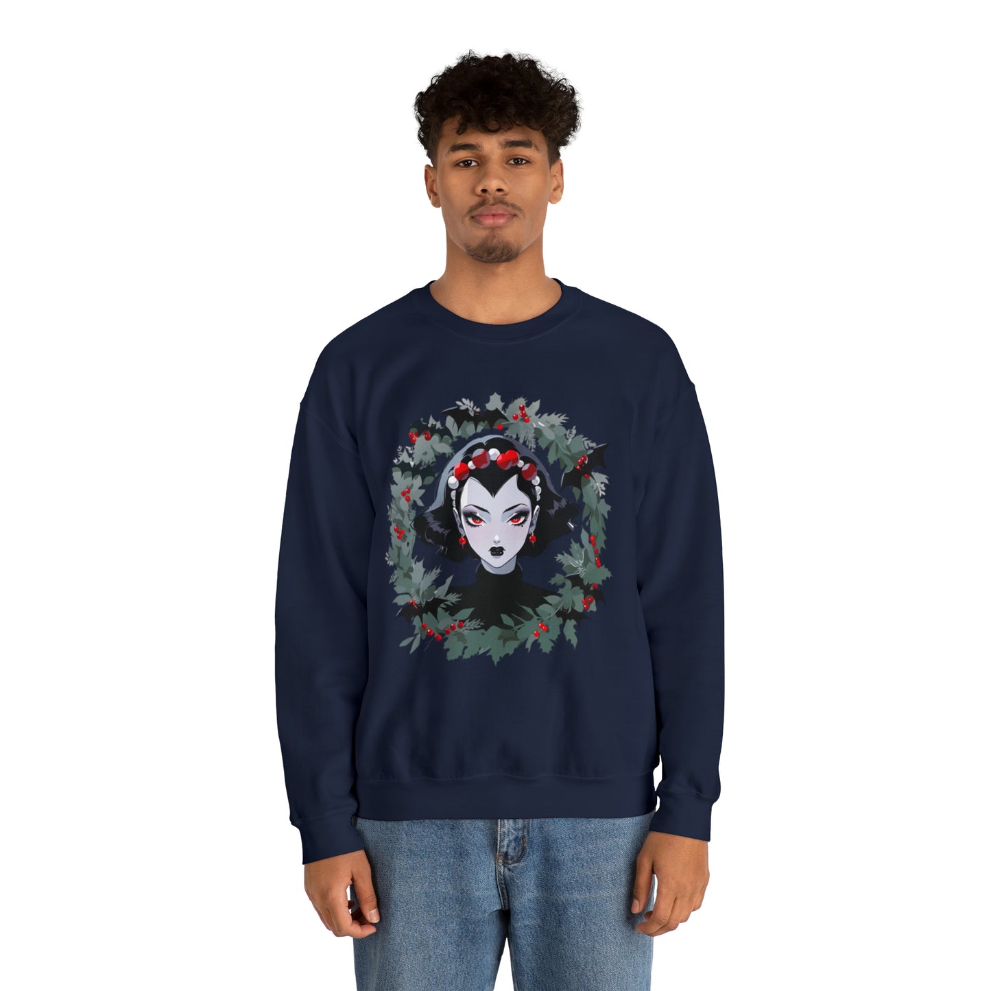 Vampire Wreath Unisex Heavy Blend™ Crewneck Sweatshirt
