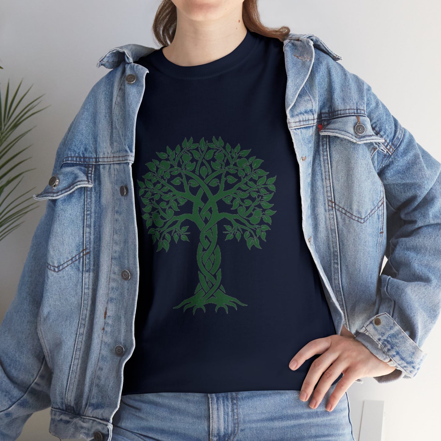 Celtic Tree Unisex Heavy Cotton Tee