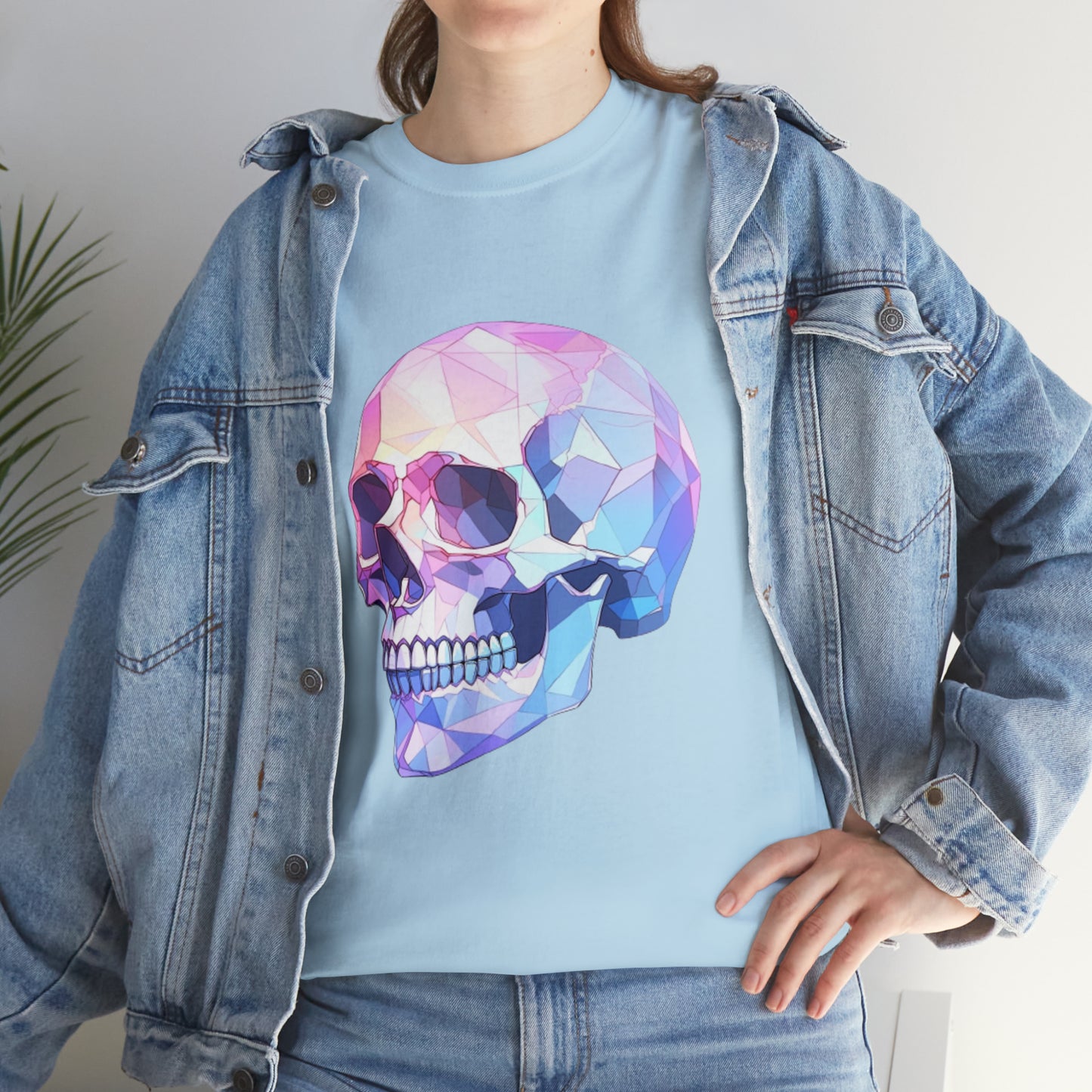 Geo Skull Unisex Heavy Cotton Tee