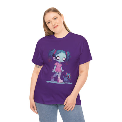 Zombie Dog Walker Unisex Heavy Cotton Tee