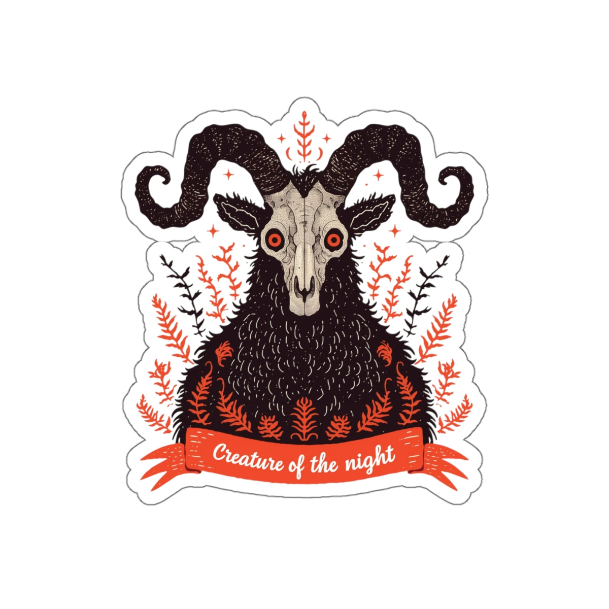 Creature of the Night Die-Cut Stickers