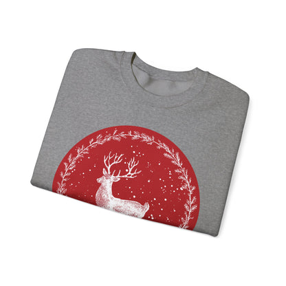 Rustic Deer Unisex Heavy Blend™ Crewneck Sweatshirt