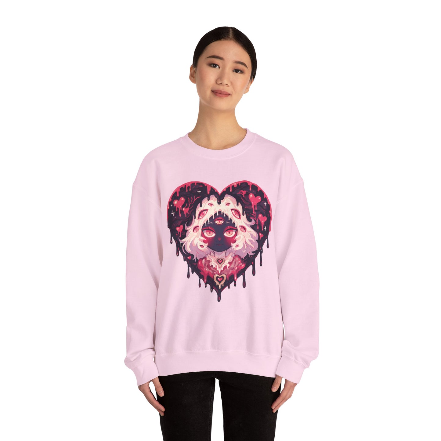 Melty Heart Unisex Heavy Blend™ Crewneck Sweatshirt