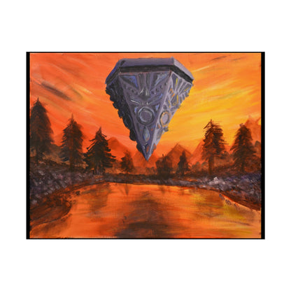 Rolled Poster - "The Skies are on Fire with Gods We Haven't Named Yet" or "Jeremy's Electro-matic Terraforming Machine"