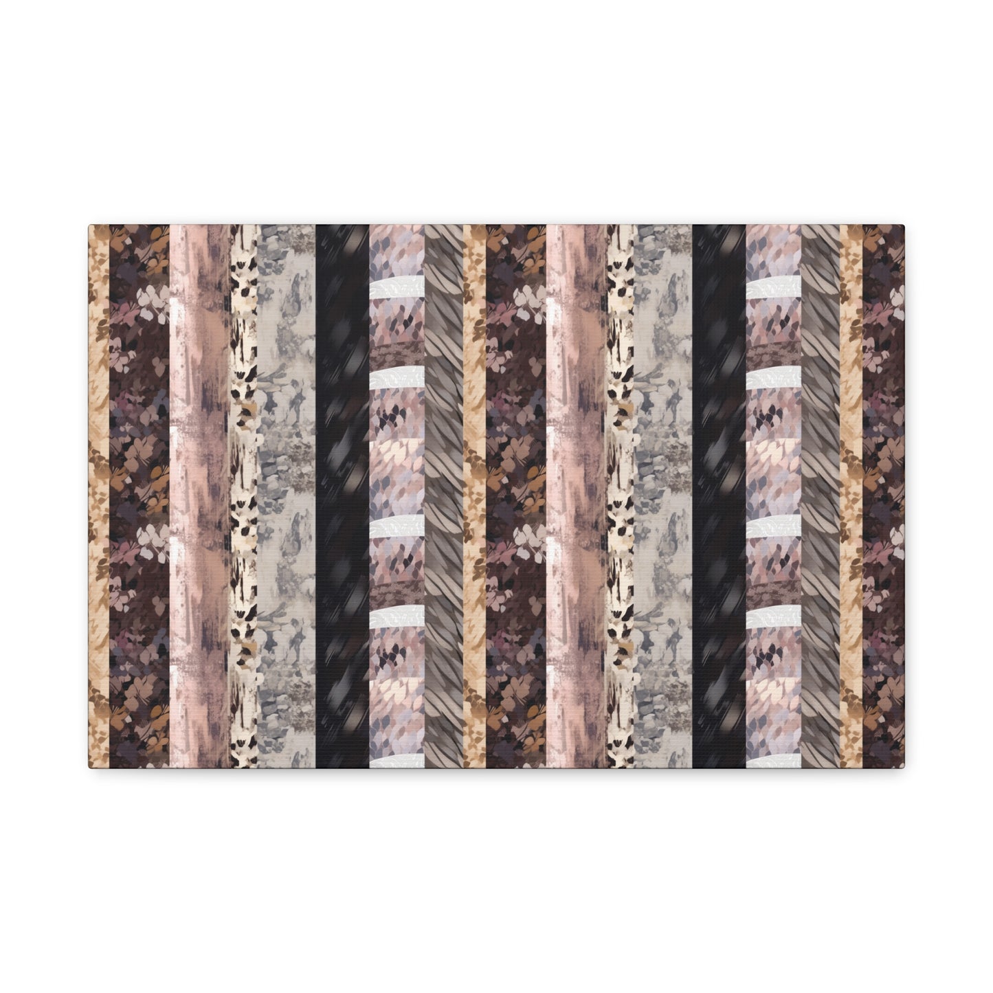 Textured Stripes Canvas Gallery Wrap
