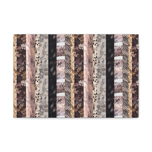 Textured Stripes Canvas Gallery Wrap