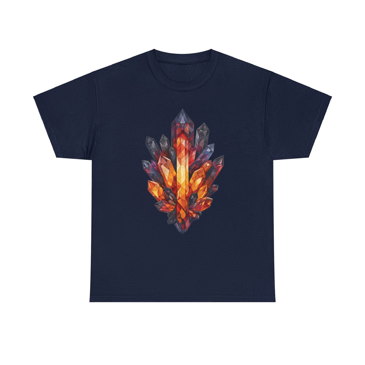 Volcanic Crystal Cluster Unisex Heavy Cotton Tee