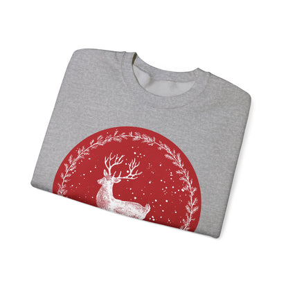 Rustic Deer Unisex Heavy Blend™ Crewneck Sweatshirt