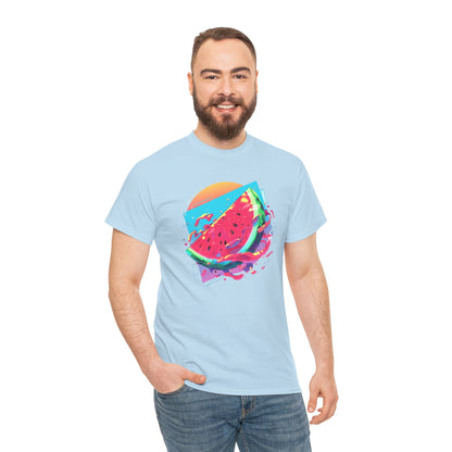 Summer Watermelon Unisex Heavy Cotton Tee