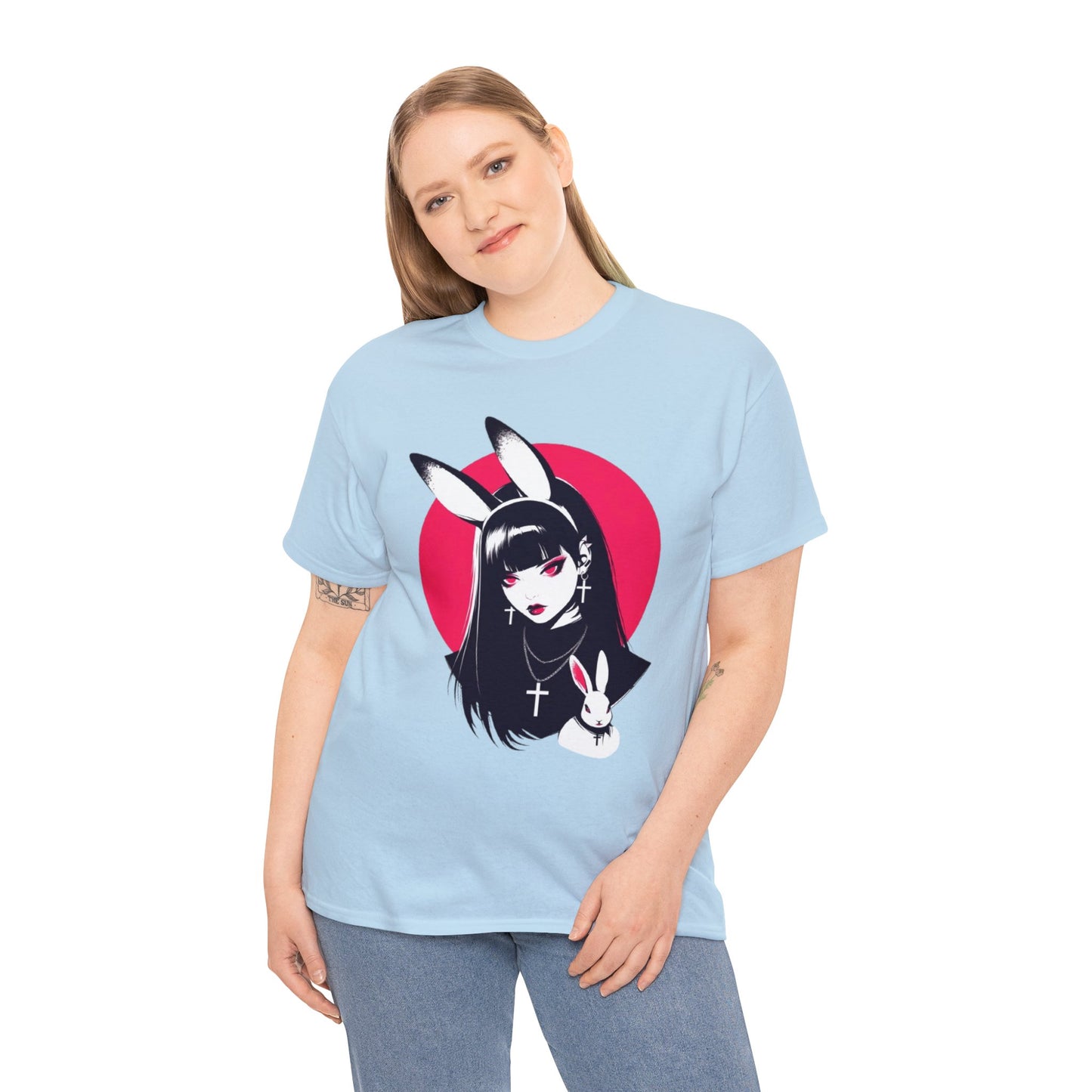 Vampire Bunny Unisex Heavy Cotton Tee