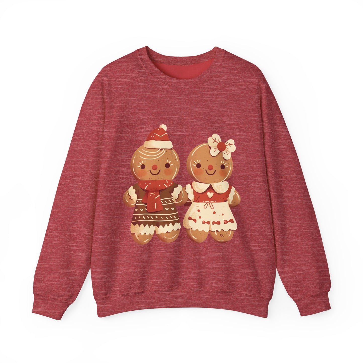 Gingerbread Couple Unisex Heavy Blend™ Crewneck Sweatshirt