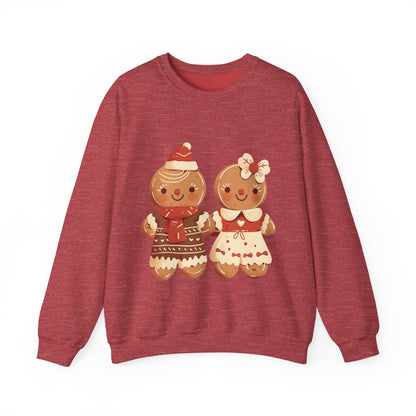 Gingerbread Couple Unisex Heavy Blend™ Crewneck Sweatshirt