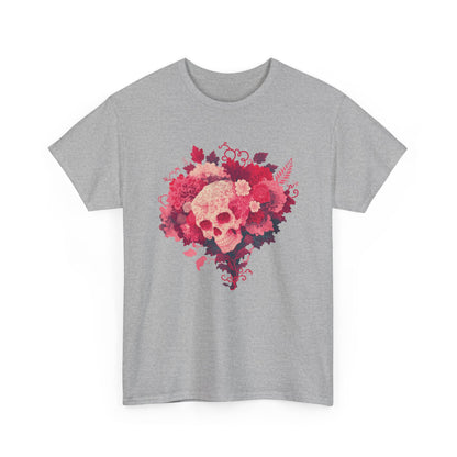 Skull Bouquet Unisex Heavy Cotton Tee