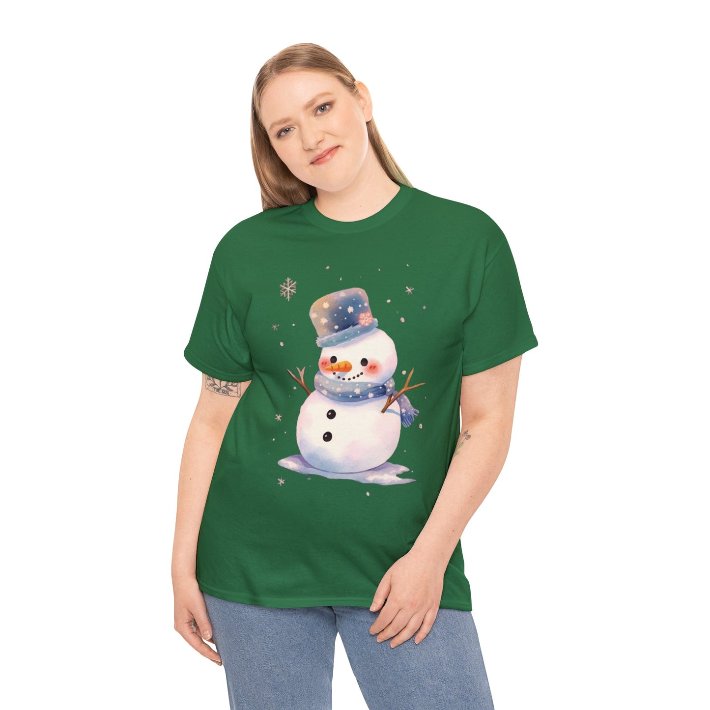 Snowman Unisex Heavy Cotton Tee
