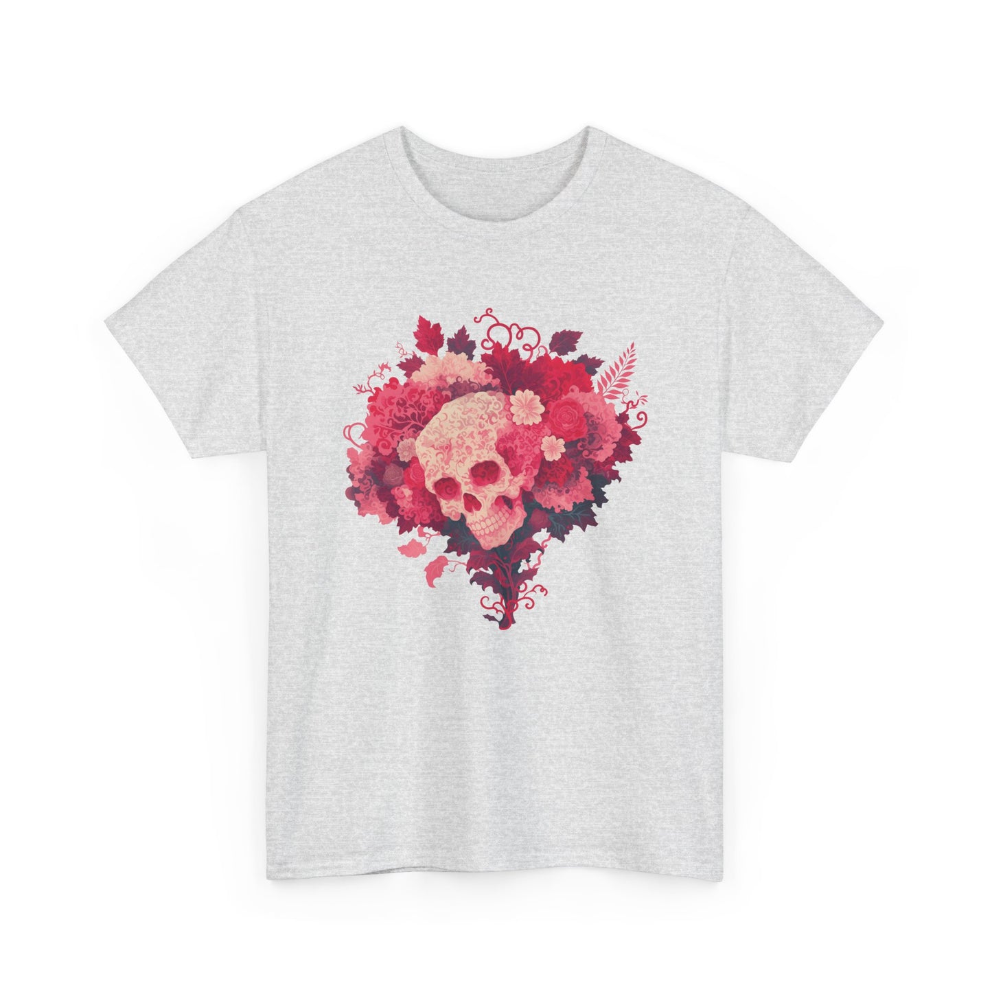 Skull Bouquet Unisex Heavy Cotton Tee