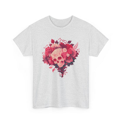 Skull Bouquet Unisex Heavy Cotton Tee