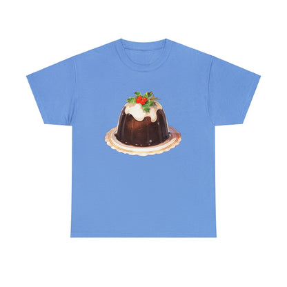 Christmas Pudding Unisex Heavy Cotton Tee