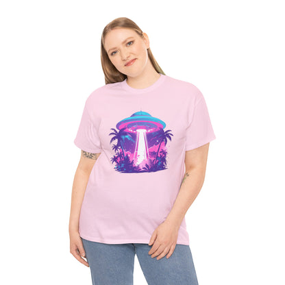 Tropical UFO Unisex Heavy Cotton Tee