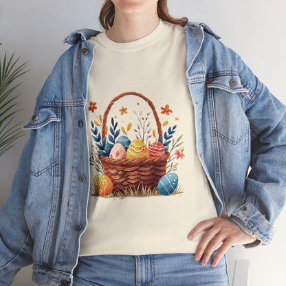 Easter Basket Unisex Heavy Cotton Tee