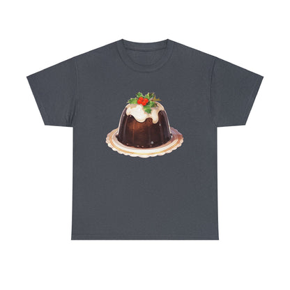 Christmas Pudding Unisex Heavy Cotton Tee