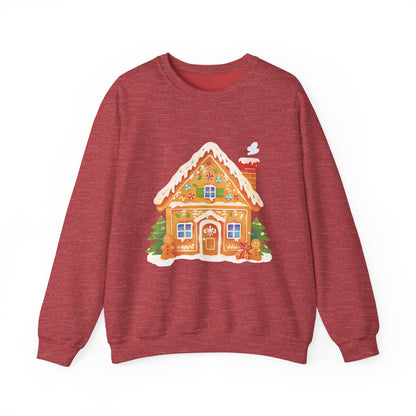 Gingerbread House Unisex Heavy Blend™ Crewneck Sweatshirt