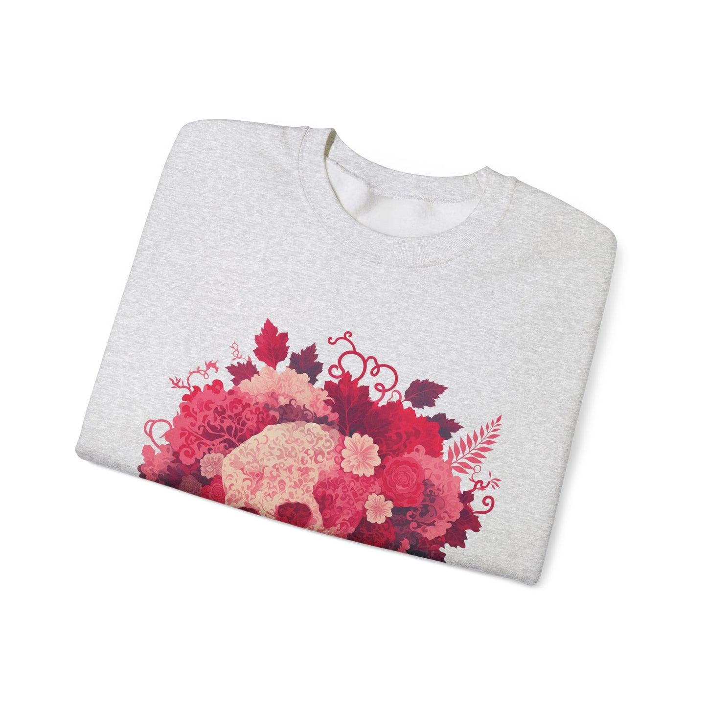 Skull Bouquet Unisex Heavy Blend™ Crewneck Sweatshirt