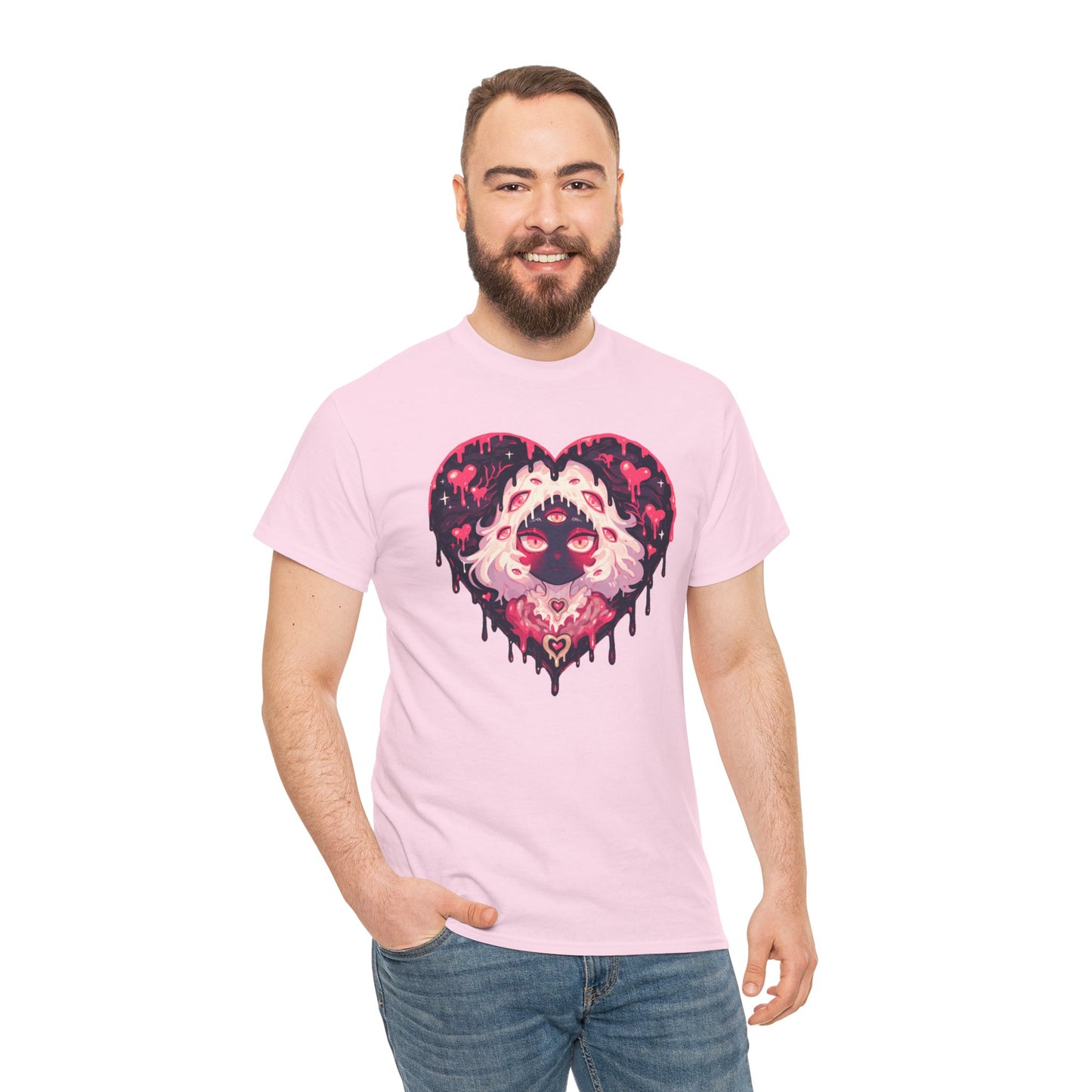 Melty Heart Unisex Heavy Cotton Tee