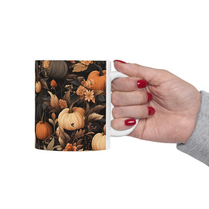 Pumpkin Harvest Ceramic Mug 11oz
