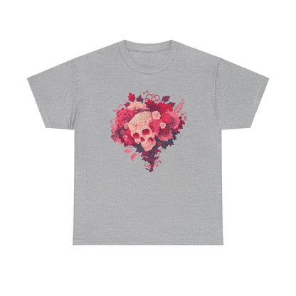 Skull Bouquet Unisex Heavy Cotton Tee