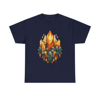 Earthen Crystal Cluster Unisex Heavy Cotton Tee