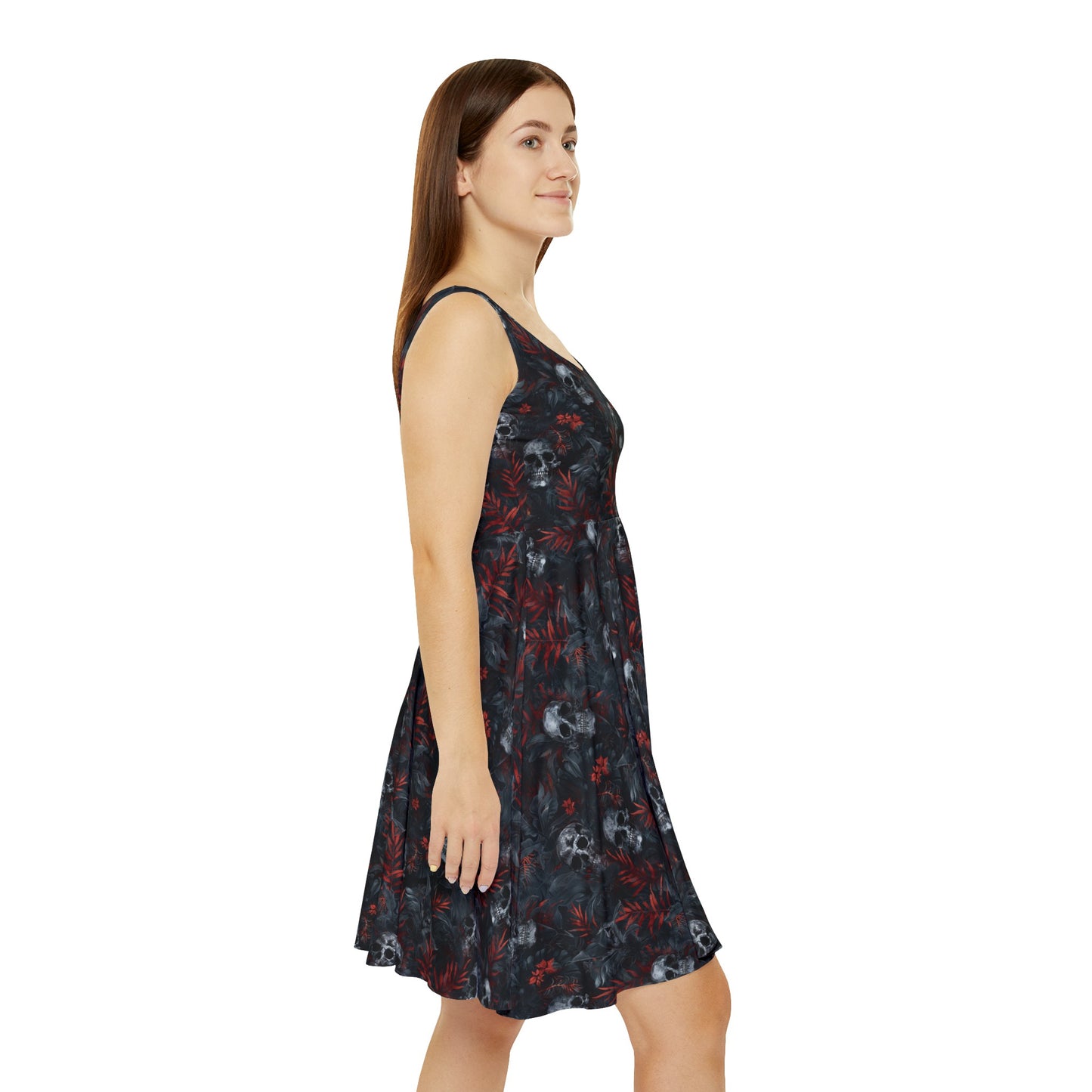 Hawaiian Gothic Women's Skater Dress (AOP)