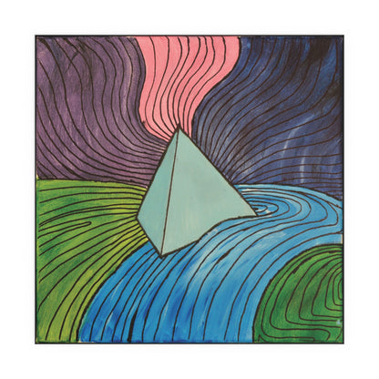 "It All Started Here, Where The Prism Landed" - acrylic art print