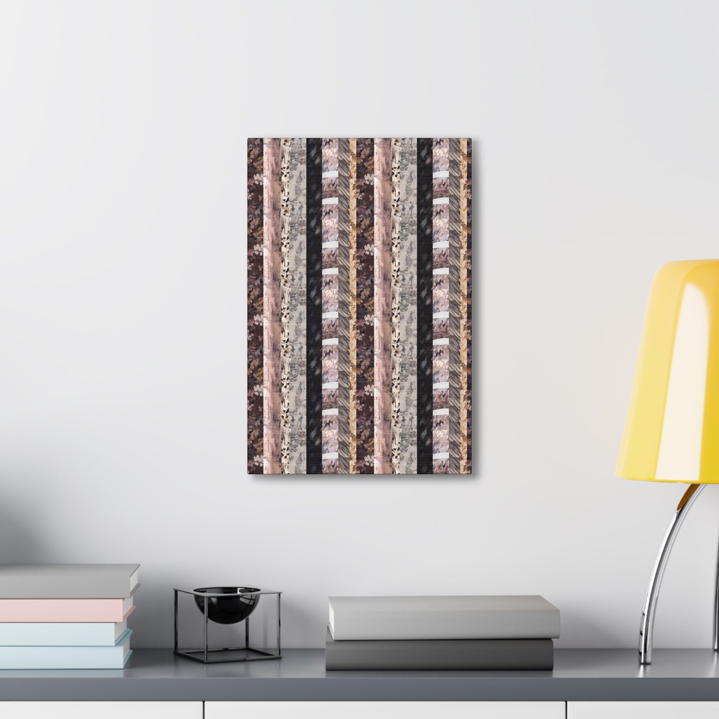 Textured Stripes Canvas Gallery Wrap